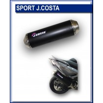 JC60710ESTSPORT  JCosta Sport Exhaust for Yamaha Xmax 125cc