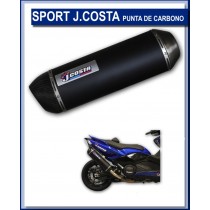 JC60710ESTSPORTC  JCosta Sport Carbon Exhaust for Yamaha Xmax 125cc