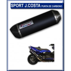 JC608ESTSPORT  JCosta Sport Carbon Exhaust for Yamaha Xmax 250cc